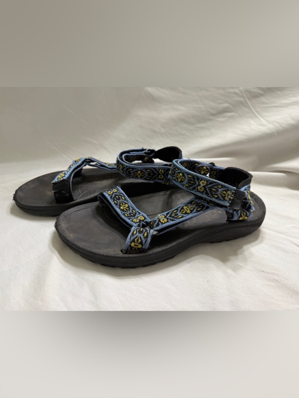 Teva Sport Sandals Women’s Size 7 Blue Black Hiking Outdoor Comfort